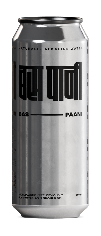 Bas Paani Naturally Alkaline Mineral Water 500ML - 6 Pack