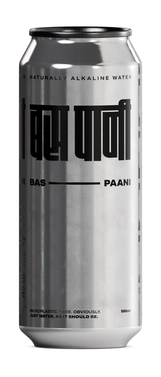 Bas Paani Naturally Alkaline Mineral Water 500ML - 24 Pack